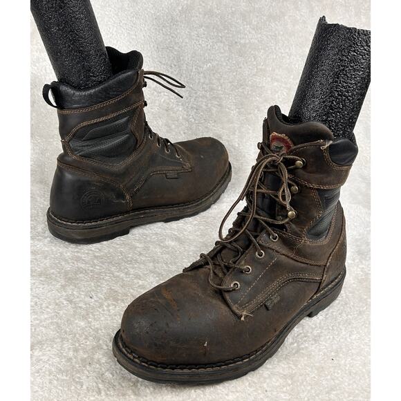 Red Wing Irish Setter Ramsey 8” Work Safety Aluminum Toe Boots Mens Sz 14 - Picture 1 of 6